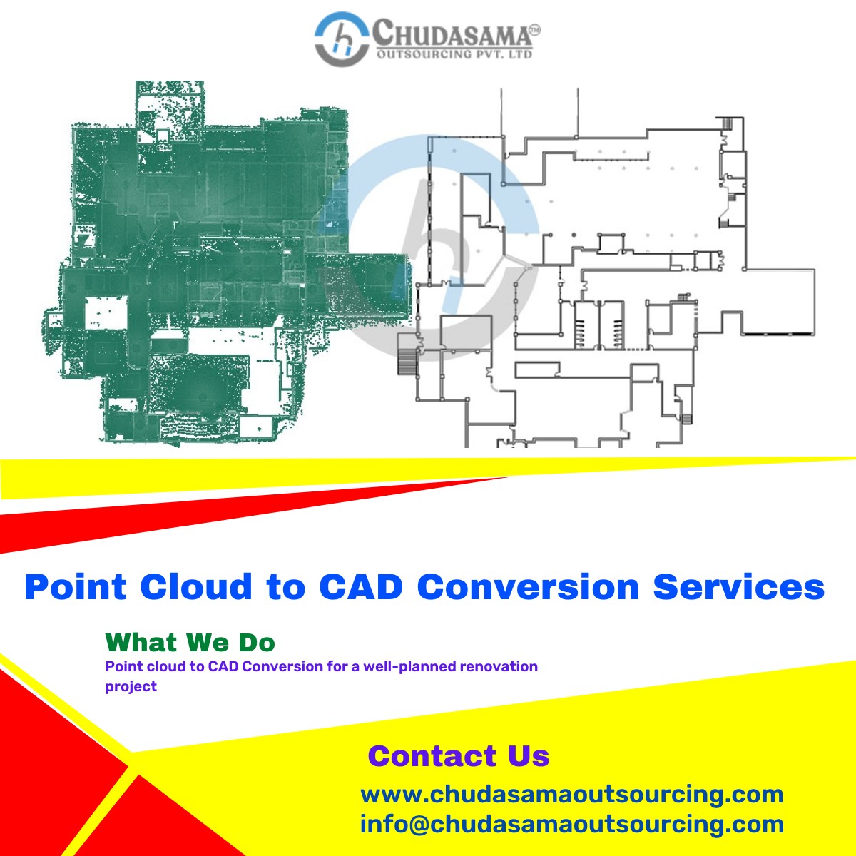 Point Cloud To Cad Conversion Services - Chudasama Outsourcing